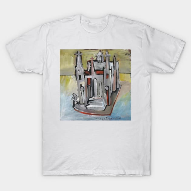 Cathedral of La Plata 4 T-Shirt by diegomanuel